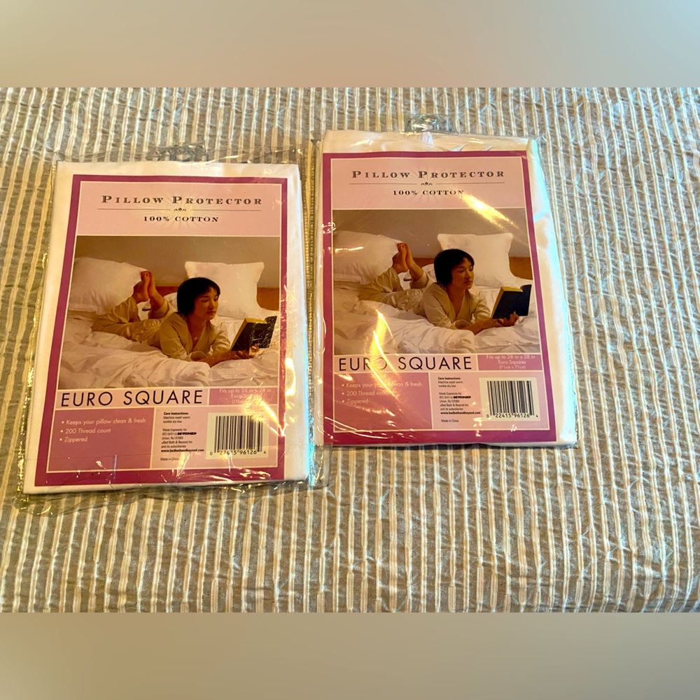 2 - euro square pillow cases